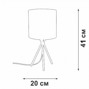 Настольная лампа декоративная Vitaluce V29570 V29570-1/1L в Стрежевом - strezevoi.ok-mebel.com | фото 5