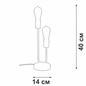 Настольная лампа декоративная Vitaluce V3005 V3005-1/2L в Стрежевом - strezevoi.ok-mebel.com | фото 5