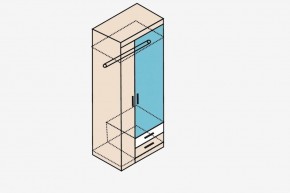 НИКА Н10з Шкаф для одежды в Стрежевом - strezevoi.ok-mebel.com | фото 4