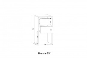 НИКОЛЬ 25 Шкаф 5-ти створчатый в Стрежевом - strezevoi.ok-mebel.com | фото 7