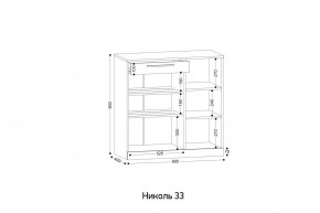 НИКОЛЬ 33 Тумба для обуви в Стрежевом - strezevoi.ok-mebel.com | фото 2