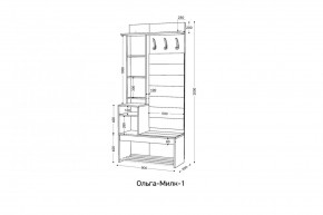 ОЛЬГА-МИЛК Прихожая (модульная) в Стрежевом - strezevoi.ok-mebel.com | фото 2