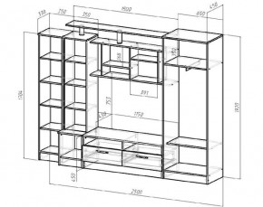 ОСКАР Гостиная (ЯШТ/ЯШС) в Стрежевом - strezevoi.ok-mebel.com | фото 2