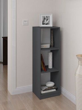 Пенал открытый мини Дублин (Графит) в Стрежевом - strezevoi.ok-mebel.com | фото 2