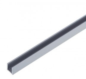 Планка торцевая "П" 4 мм для стеновой панели (алюминий) в Стрежевом - strezevoi.ok-mebel.com | фото 1