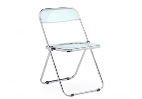 Пластиковый стул Fold складной clear gray-blue в Стрежевом - strezevoi.ok-mebel.com | фото