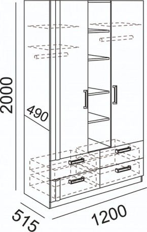 Подростковая Волкер (модульная) в Стрежевом - strezevoi.ok-mebel.com | фото 7