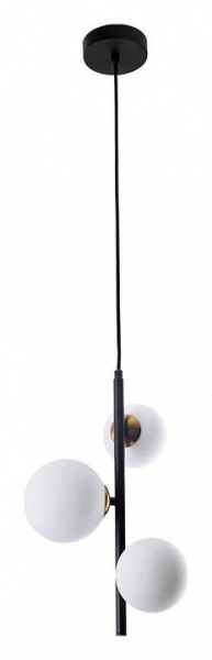 Подвесная люстра Arte Lamp Gemini A2243SP-3BK в Стрежевом - strezevoi.ok-mebel.com | фото 2