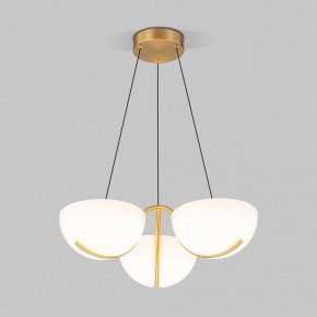 Подвесная люстра Eurosvet Emisfero 50083/3 LED золото в Стрежевом - strezevoi.ok-mebel.com | фото 2