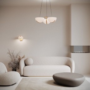 Подвесная люстра Eurosvet Emisfero 50083/3 LED золото в Стрежевом - strezevoi.ok-mebel.com | фото 4