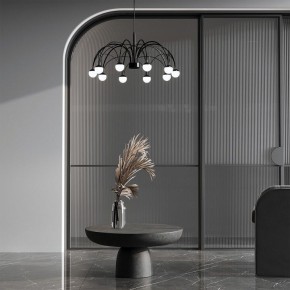 Подвесная люстра Eurosvet Ragno 90034/10 LED черный в Стрежевом - strezevoi.ok-mebel.com | фото 4