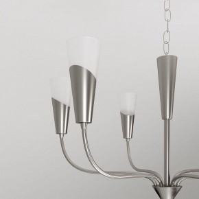 Подвесная люстра Eurosvet Rhyton 60167/6 никель в Стрежевом - strezevoi.ok-mebel.com | фото 8