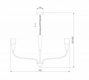 Подвесная люстра Eurosvet Rhyton 60167/8 никель в Стрежевом - strezevoi.ok-mebel.com | фото 6