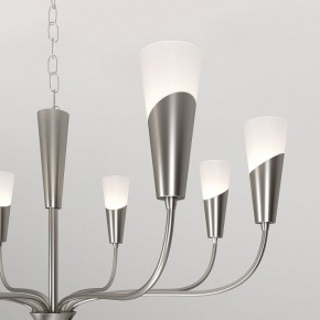 Подвесная люстра Eurosvet Rhyton 60167/8 никель в Стрежевом - strezevoi.ok-mebel.com | фото 7