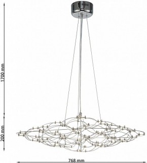 Подвесная люстра Favourite Thinner 4305-8P в Стрежевом - strezevoi.ok-mebel.com | фото 5