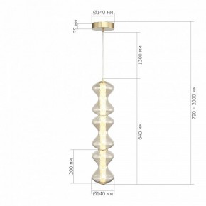 Подвесная люстра ST-Luce SPINE SL6136.213.01 в Стрежевом - strezevoi.ok-mebel.com | фото 4