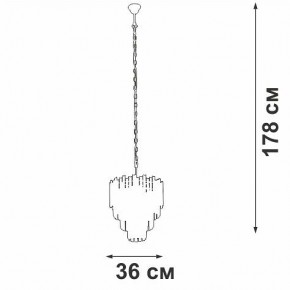Подвесная люстра Vitaluce V58470 V58470-8/5 в Стрежевом - strezevoi.ok-mebel.com | фото 4