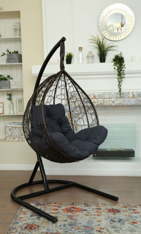 Подвесное кресло Бароло (коричневый/графит) в Стрежевом - strezevoi.ok-mebel.com | фото
