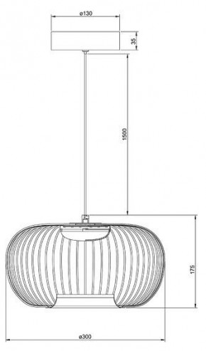 Подвесной светильник Arte Lamp Flare A3527SP-12BK в Стрежевом - strezevoi.ok-mebel.com | фото 3