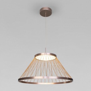Подвесной светильник Eurosvet Cesta 40017/1 LED коричневый в Стрежевом - strezevoi.ok-mebel.com | фото 2