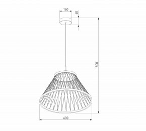 Подвесной светильник Eurosvet Cesta 40017/1 LED коричневый в Стрежевом - strezevoi.ok-mebel.com | фото 5