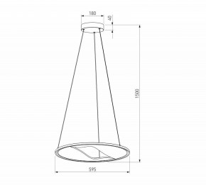 Подвесной светильник Eurosvet Occhio 40027/1 LED серый в Стрежевом - strezevoi.ok-mebel.com | фото 5