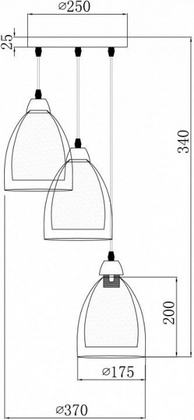 Подвесной светильник Freya Astery FR5375PL-03CH2 в Стрежевом - strezevoi.ok-mebel.com | фото 1