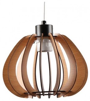 Подвесной светильник Imex MD.9012 MD.9012-1-P-BK+WOOD в Стрежевом - strezevoi.ok-mebel.com | фото