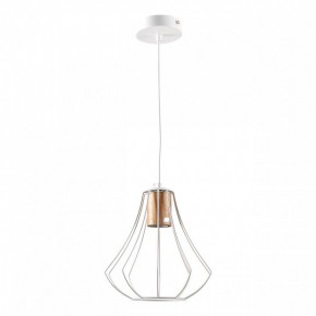 Подвесной светильник Imex MD.9052 MD.9052-1-P-WH+WOOD в Стрежевом - strezevoi.ok-mebel.com | фото 2