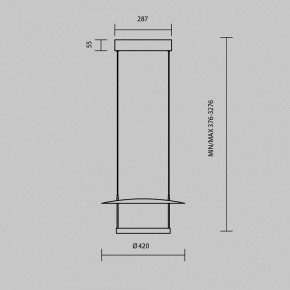 Подвесной светильник Maytoni Ambience MOD280PL-L23B3K1 в Стрежевом - strezevoi.ok-mebel.com | фото 4