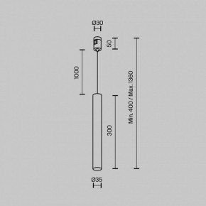 Подвесной светильник Maytoni Focus Led TR155-1-5W3K-BS в Стрежевом - strezevoi.ok-mebel.com | фото 4