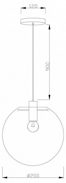 Подвесной светильник Moderli Aurora V11538-1P в Стрежевом - strezevoi.ok-mebel.com | фото 3