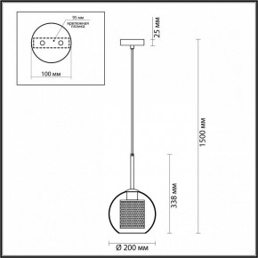 Подвесной светильник Odeon Light Clocky 4939/1 в Стрежевом - strezevoi.ok-mebel.com | фото 4