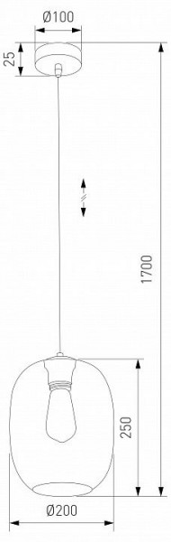 Подвесной светильник TK Lighting Elio 5971 Elio в Стрежевом - strezevoi.ok-mebel.com | фото 4