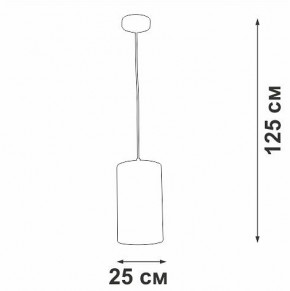Подвесной светильник Vitaluce V2895 V2895-0/1S в Стрежевом - strezevoi.ok-mebel.com | фото 6