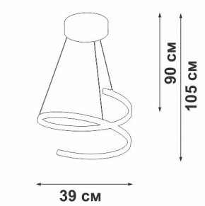 Подвесной светильник Vitaluce V3044 V3044-1/1S в Стрежевом - strezevoi.ok-mebel.com | фото 4