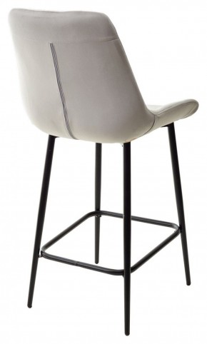 Полубарный стул ХОФМАН, цвет H-09 Светло-серый, велюр / черный каркас H=63cm М-City в Стрежевом - strezevoi.ok-mebel.com | фото 6