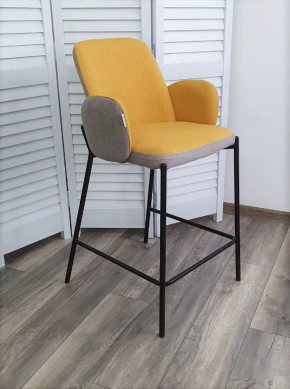 Полубарный стул NYX (H=65cm) VF106 желтый / VF120 серый М-City в Стрежевом - strezevoi.ok-mebel.com | фото