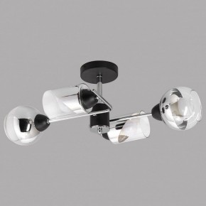 Потолочная люстра Imex MD.8243 MD.8243-4-S-BK+CH в Стрежевом - strezevoi.ok-mebel.com | фото