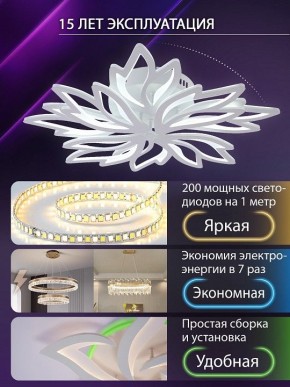 Потолочная люстра Natali Kovaltseva RIF LED LAMPS 81118/6C в Стрежевом - strezevoi.ok-mebel.com | фото 5