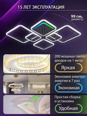 Потолочная люстра Natali Kovaltseva SPEKTR LED LAMPS 81442 в Стрежевом - strezevoi.ok-mebel.com | фото 5