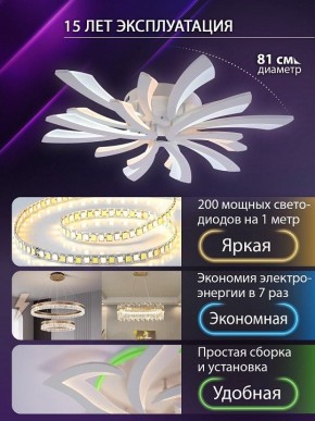 Потолочная люстра Natali Kovaltseva VIO LED LAMPS 81454 в Стрежевом - strezevoi.ok-mebel.com | фото 5