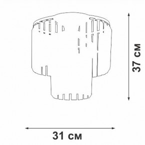 Потолочная люстра Vitaluce V5155 V5155-1/4PL в Стрежевом - strezevoi.ok-mebel.com | фото 4