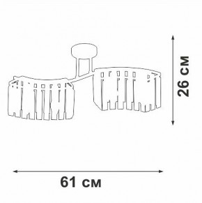 Потолочная люстра Vitaluce V5884 V5884-0/4PL в Стрежевом - strezevoi.ok-mebel.com | фото 4