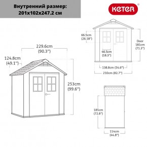 Сарай Окланд 754 (OAKLAND 754) в Стрежевом - strezevoi.ok-mebel.com | фото 2