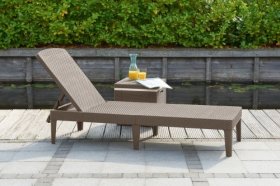 Шезлонг Джайпур (Jaipur Sun lounger) капучино в Стрежевом - strezevoi.ok-mebel.com | фото 2