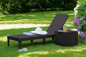 Шезлонг Джайпур (Jaipur Sun lounger) виски-коричневый в Стрежевом - strezevoi.ok-mebel.com | фото 2