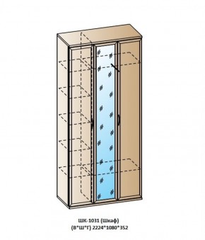 ШК-1031 (Шкаф) в Стрежевом - strezevoi.ok-mebel.com | фото