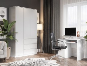 Шкаф 3-ств. с 3 ящиками "Бьянко" в Стрежевом - strezevoi.ok-mebel.com | фото 4