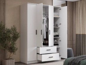 Шкаф 4-х створчатый Титан (белый) в Стрежевом - strezevoi.ok-mebel.com | фото 4